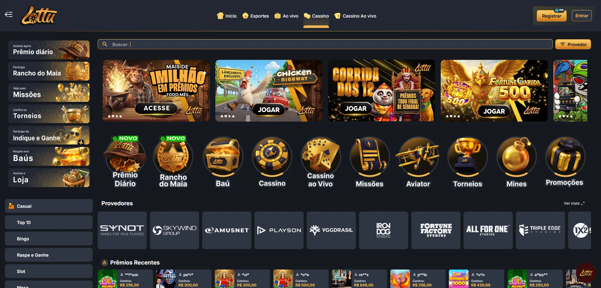 Slots populares no Lotus Bet Casino — Fortune Tiger e crash games