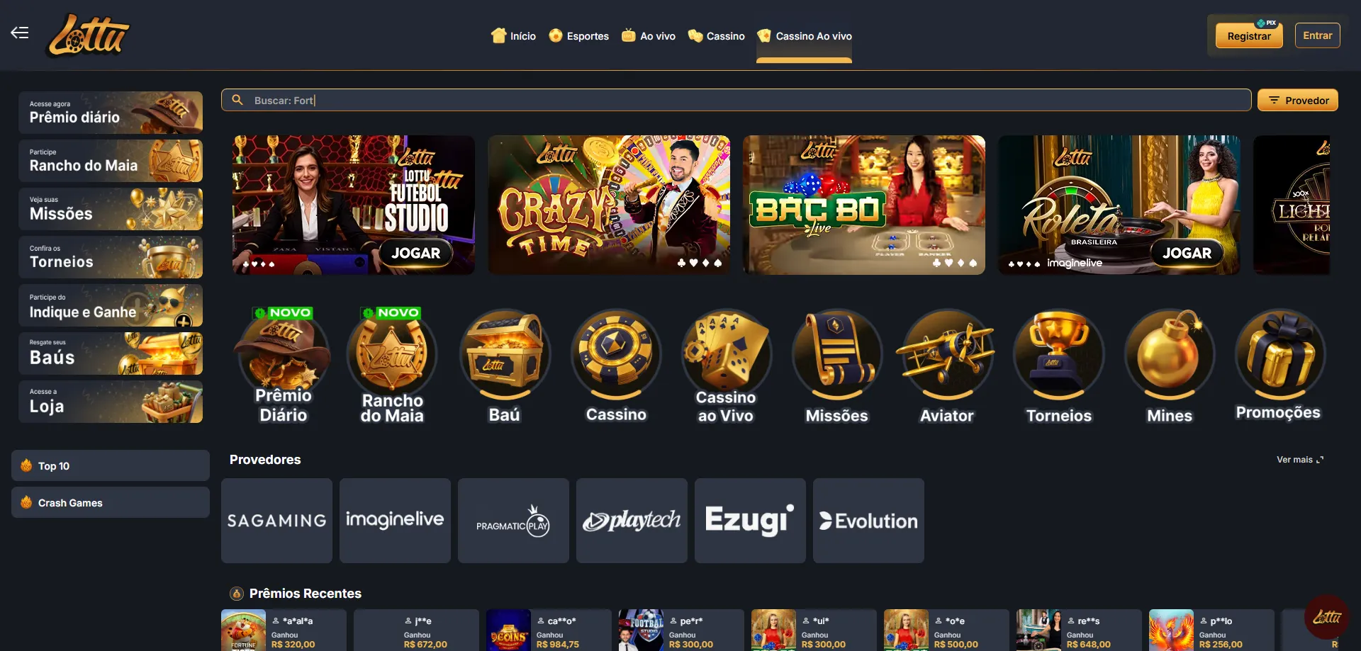 Torneios diários e promoções no Lotus Bet Casino ao vivo